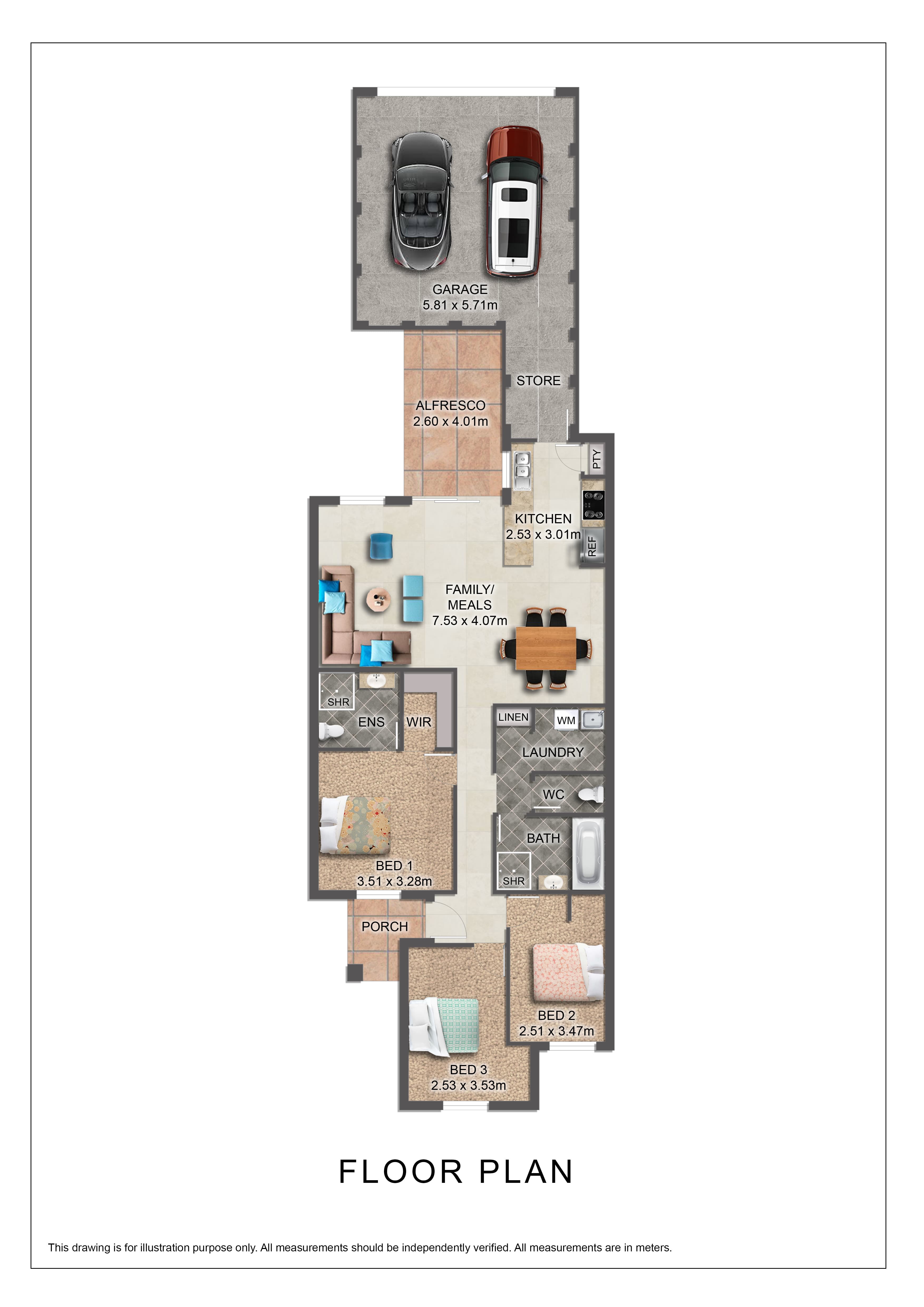 Floor Plan Color